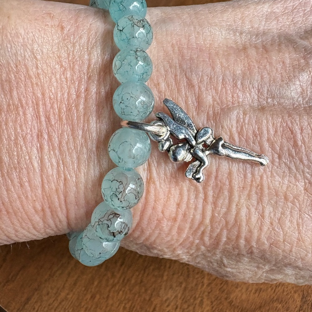 Silver Angel Charm Bracelet